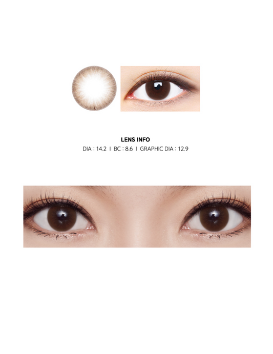 LensMe Noble Mistic Realsome Choco | Daily 5 Pairs