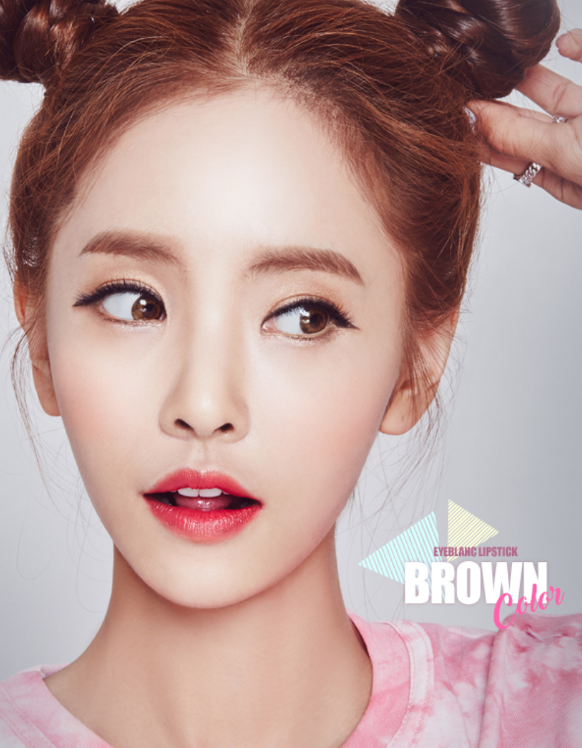 LensMe Eyeblanc Lipstick Brown | 1 Month - STLook