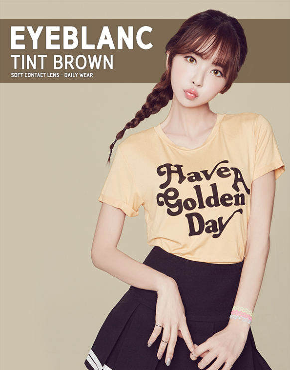 LensMe Eyeblanc Tint Brown | 1 Month - STLook