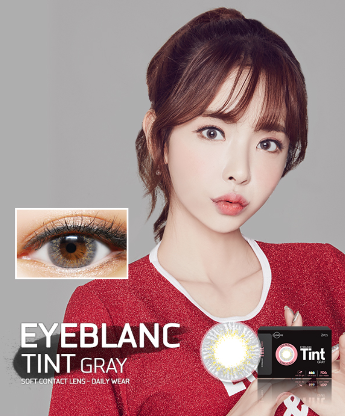 LensMe Eyeblanc Tint Gray | 1 Month - STLook