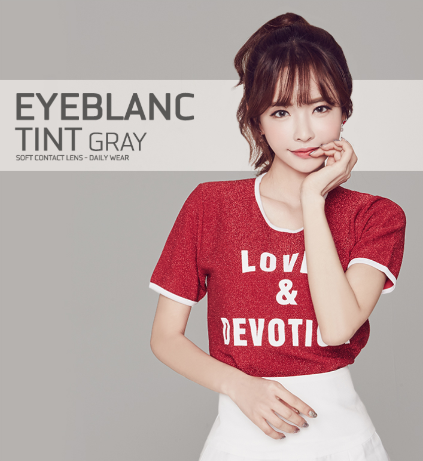 LensMe Eyeblanc Tint Gray | 1 Month - STLook