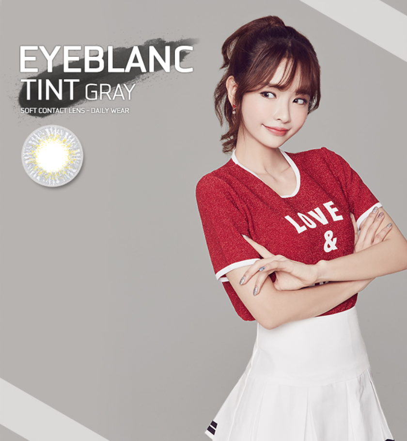 LensMe Eyeblanc Tint Gray | 1 Month - STLook