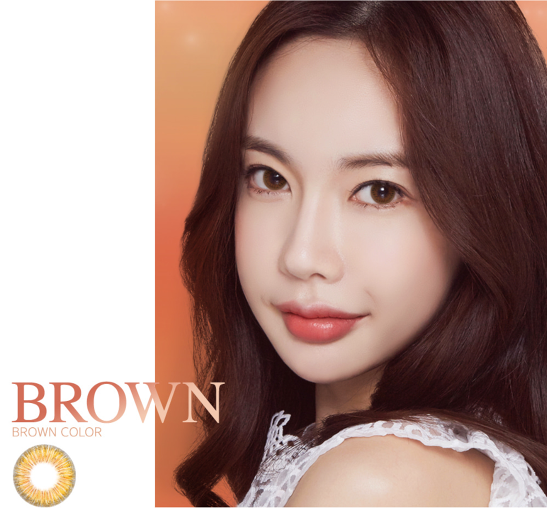 LensMe Happy Night Brown | 1 Month - STLook