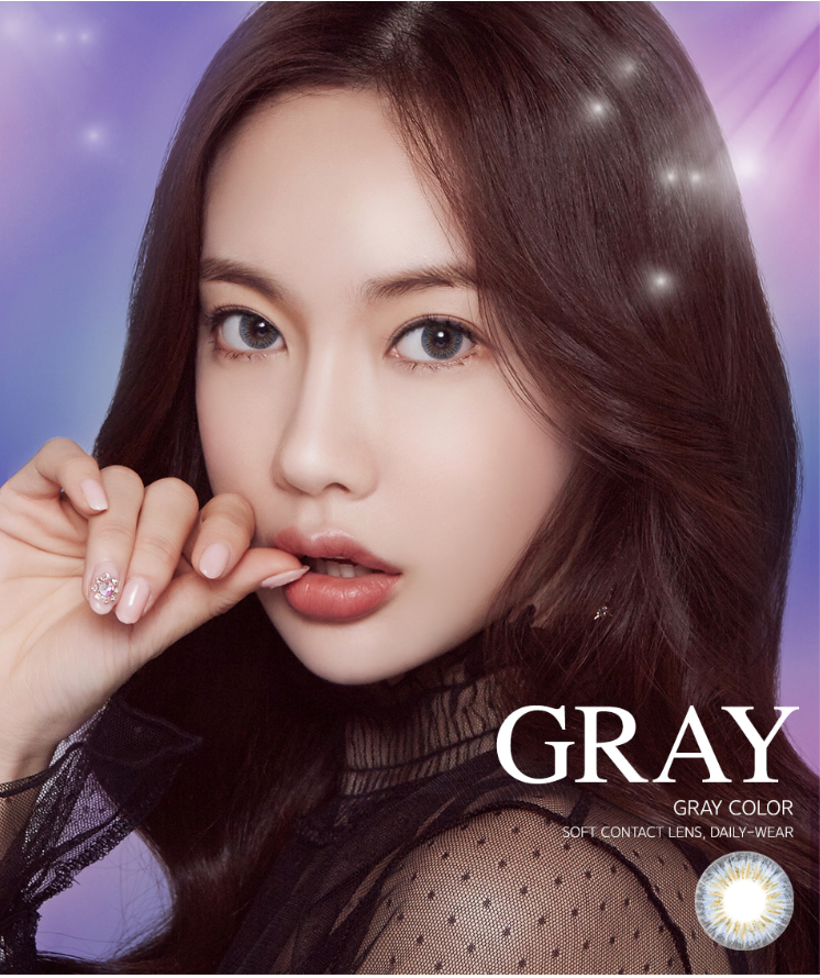 LensMe Happy Night Gray | 1 Month - STLook