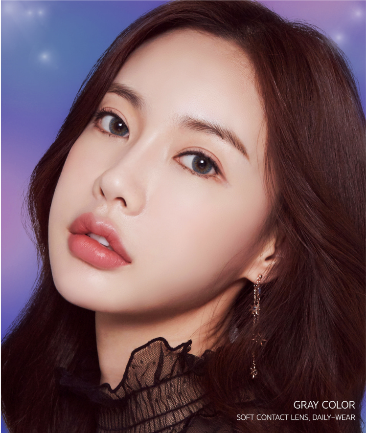 LensMe Happy Night Gray | 1 Month - STLook