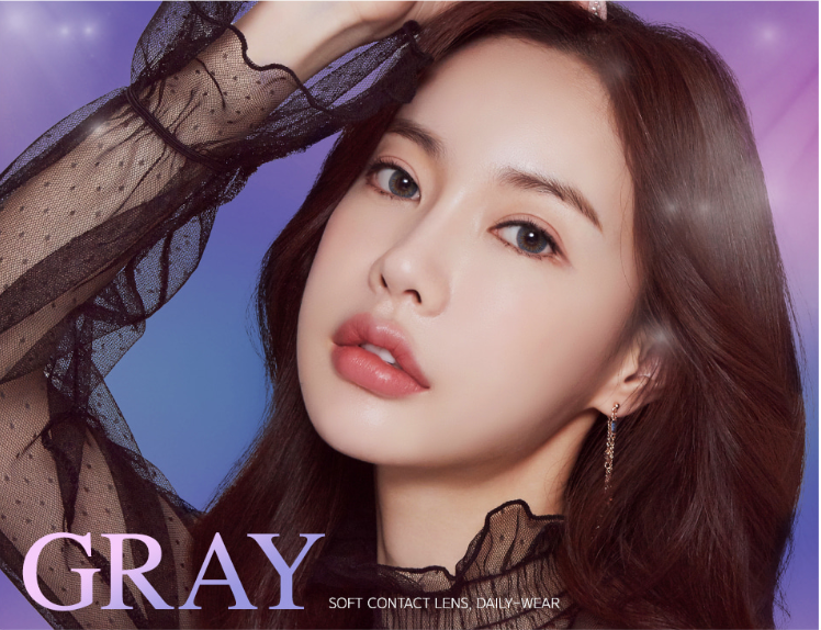 LensMe Happy Night Gray | 1 Month - STLook