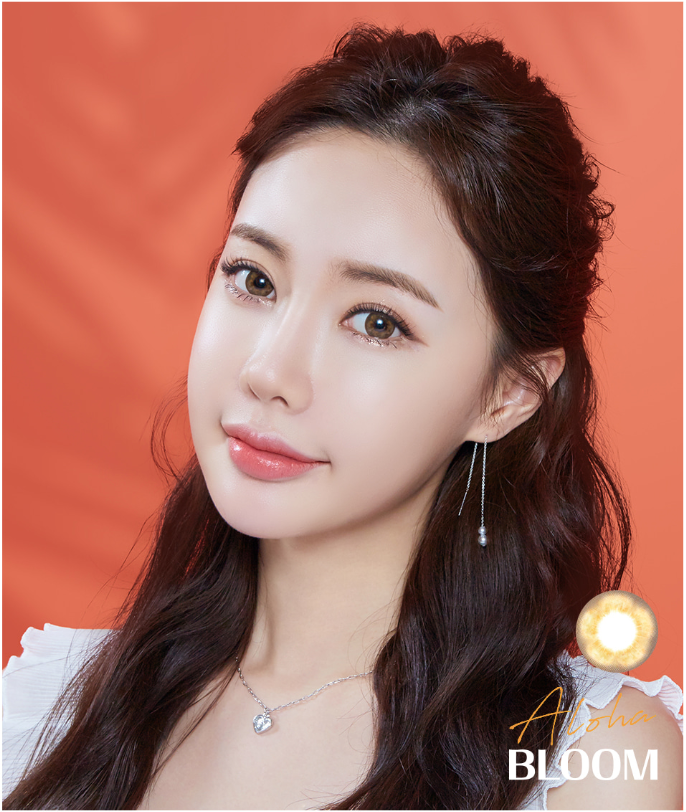 LensMe Aloha Bloom Brown | 1 Month - STLook