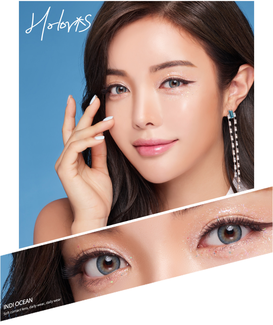 LensMe Holoris Euro Fit Indi Ocean | 1 Month - STLook