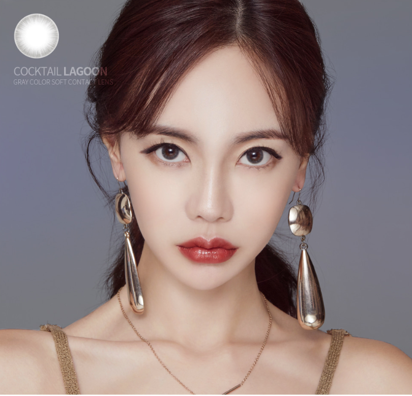 LensMe Cocktail Lagoon Gray | 1 Month - STLook