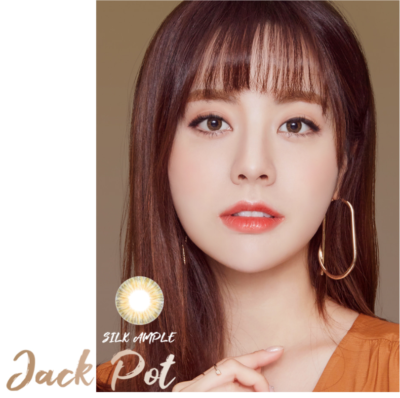 LensMe Silk Ample Jack Pot Brown | 1 Month