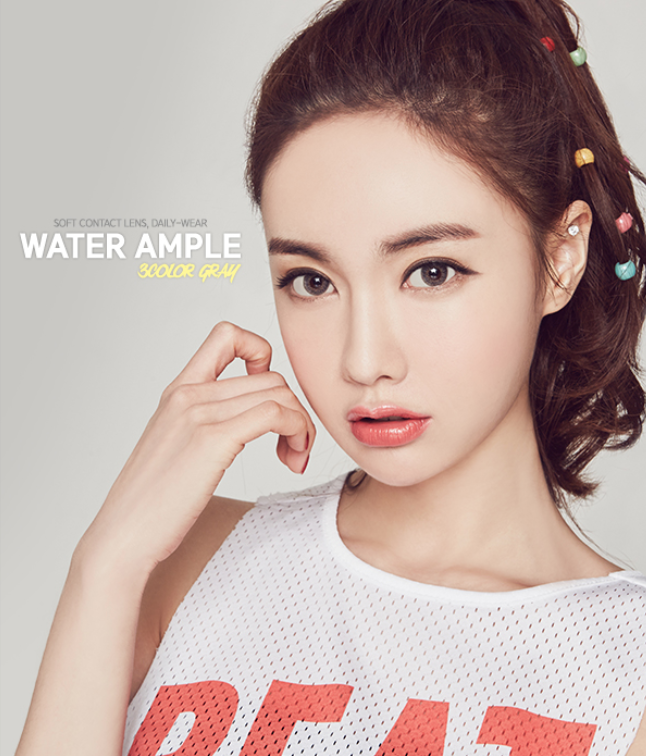LensMe Water Ample 3Color Gray | 1 Month