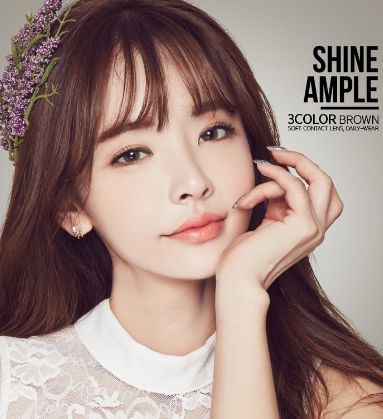 LensMe Shine Ample 3Color Brown | 1 Month