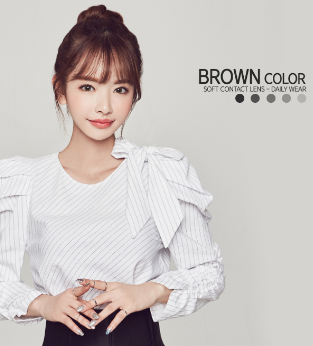 LensMe Silk Ample 3Color Brown | 1 Month