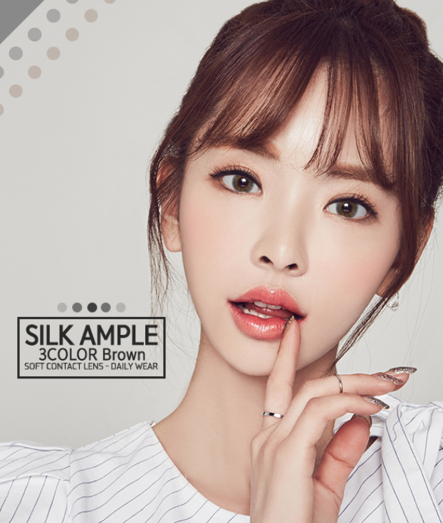 LensMe Silk Ample 3Color Brown | 1 Month