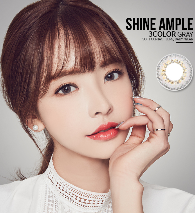 LensMe Shine Ample 3Color Gray | 1 Month