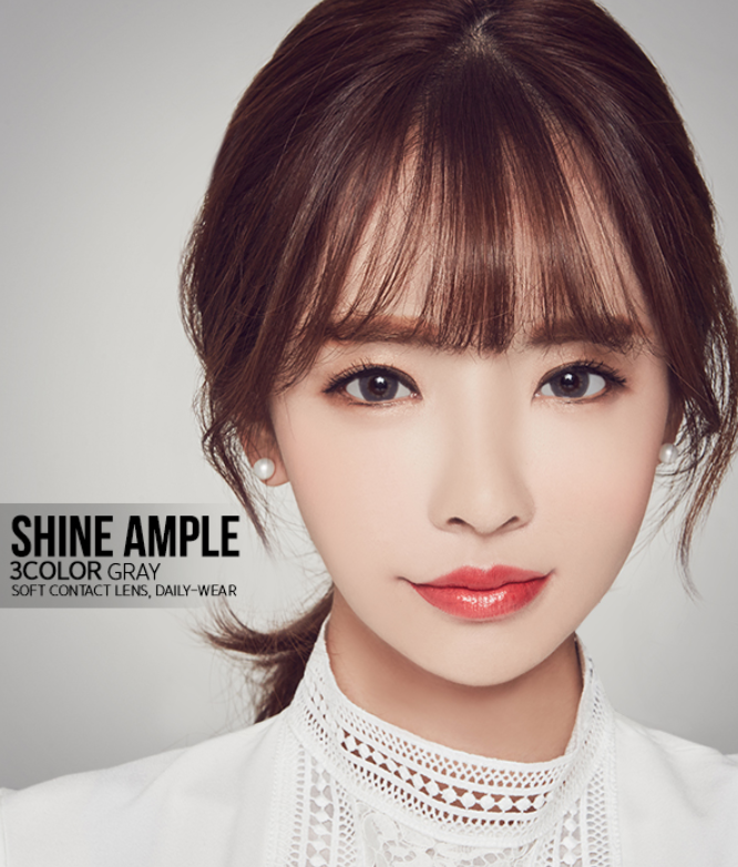 LensMe Shine Ample 3Color Gray | 1 Month