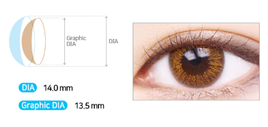[Ready] LensMe Water Ample 3Color Brown | 1 Month