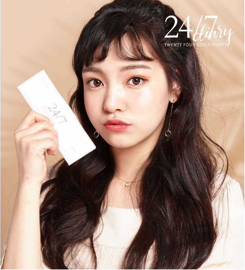 LensTown 247 Diary Brown | Daily 5 Pairs - STLook