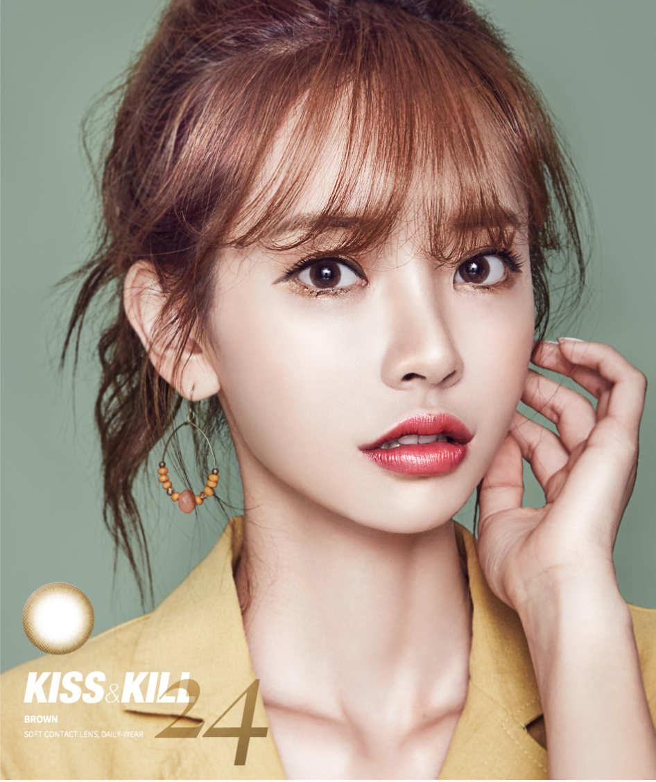 LensMe Kiss & Kill 24 Brown | 1 Month - STLook