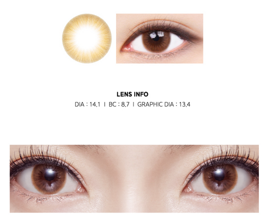 LensMe Classi Water Brown | 1 Month - STLook