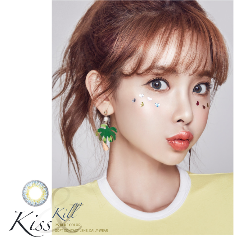 LensMe Kiss & Kill 25 Blue | 3-6 Months - STLook