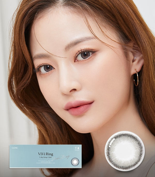 O-Lens Vivi Ring Gray | Daily 10 Pairs