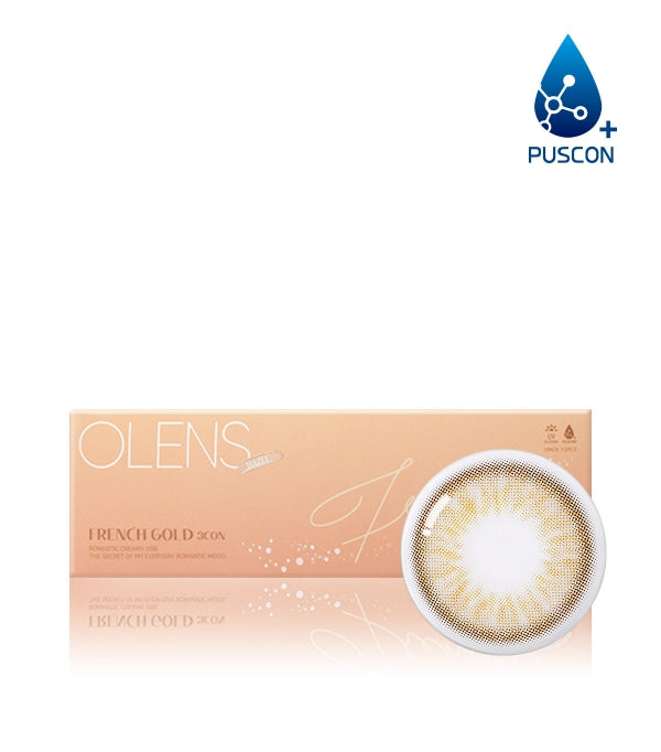 [Ready] O-Lens French Gold 3Con Hazel | Daily 5 Pairs