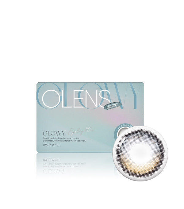 O-Lens Eyelighter Glowy Ash Gray | 1 Month