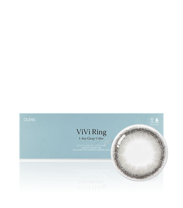 O-Lens Vivi Ring Gray | Daily 10 Pairs