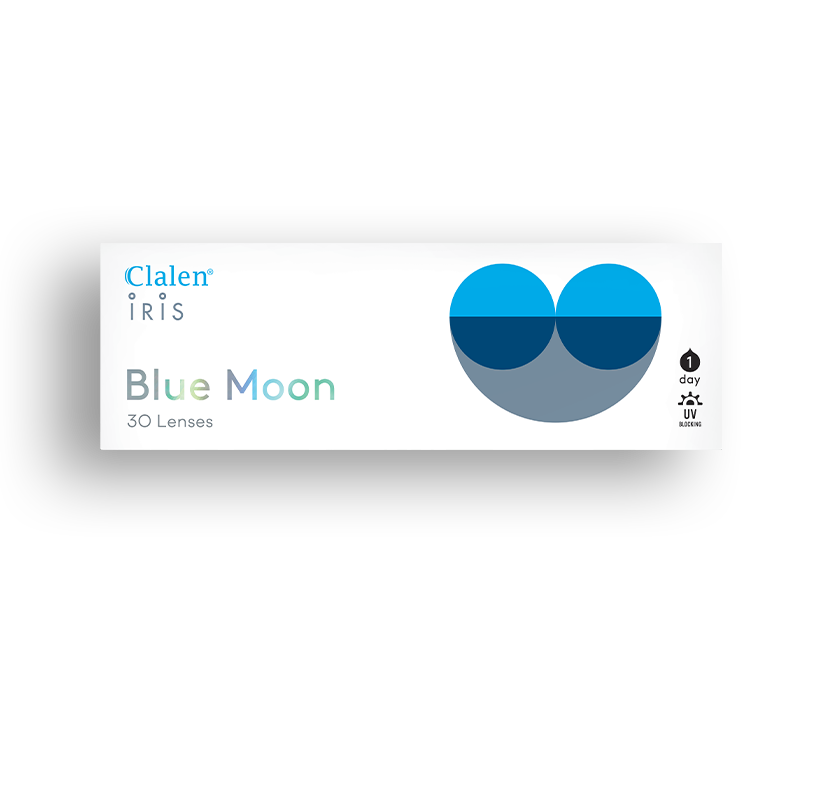 Clalen Iris 1Day Blue Moon | Daily 20 Pairs