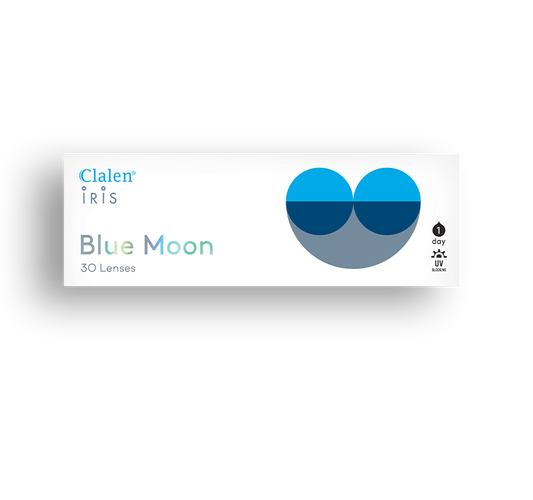 Clalen Iris 1Day Blue Moon | Daily 20 Pairs