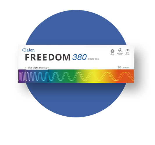 Clalen 1Day Freedom 380 | Clear Lens | Daily 15 Pairs