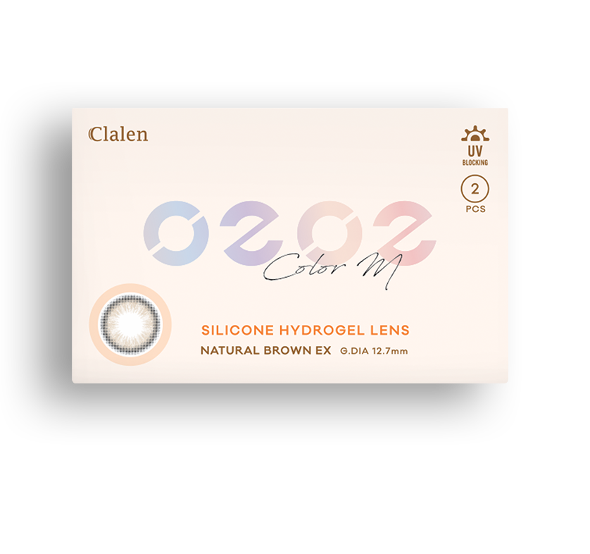 Clalen O2O2 Color M Natural Brown Ex | 1 Month