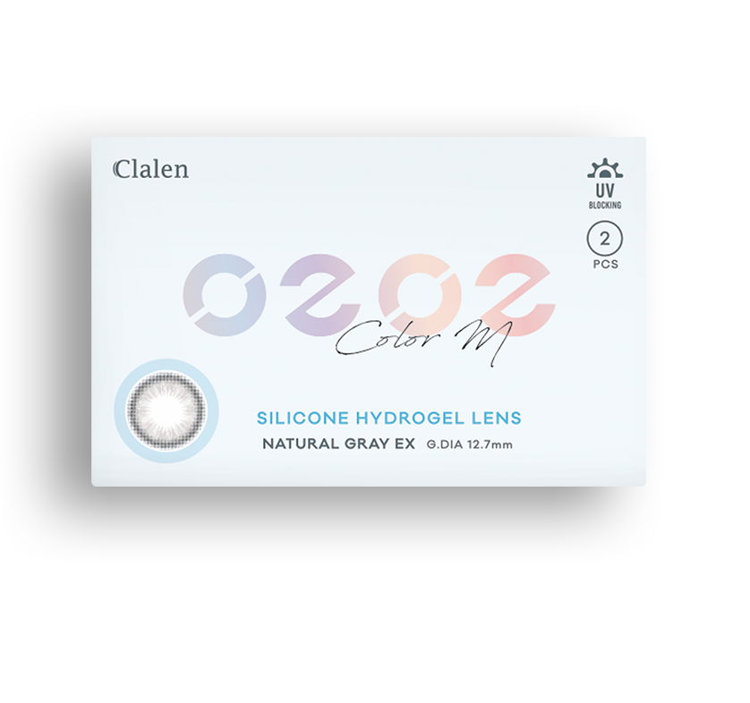 Clalen O2O2 Color M Natural Gray Ex | 1 Month