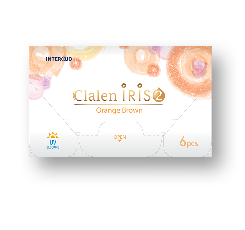 Clalen Iris 2 Orange Brown | 2 Weeks